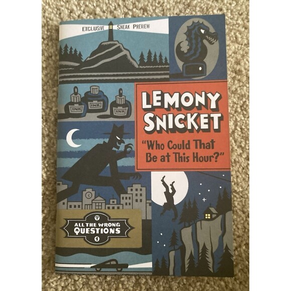 Lemony Snicket's Thanks for Visiting Stain'd -by-the-Sea Binder Briefcase Lot - Picture 10 of 16